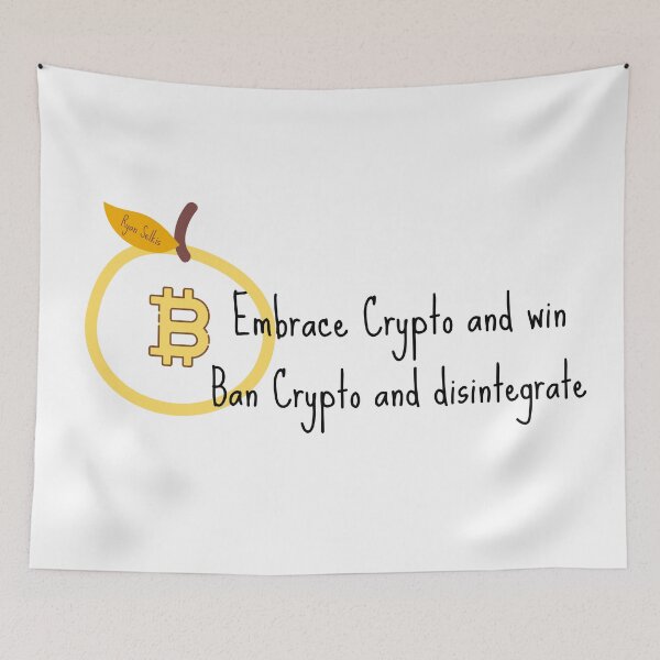 Item preview, Embrace Crypto and Win designed and sold by CryptoBeings.