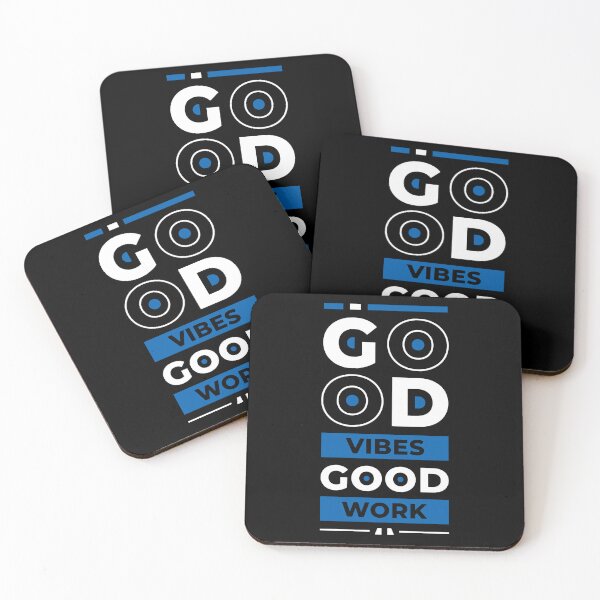 Item preview, Good Vibes Good Work - Young Entrepreneur Inspirational Quote designed and sold by Optix.