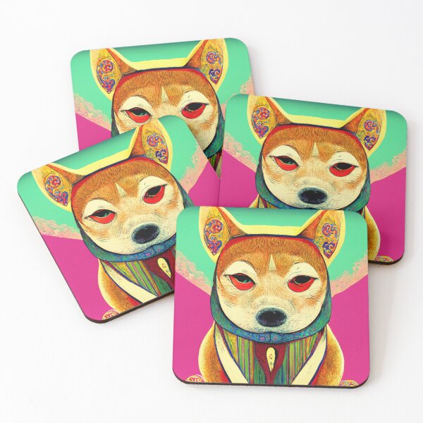 Item preview, Psychedelic Shiba Inu #1 | Shiba Inu | Trippy | Stoned | Japan | Dog | Doggo designed and sold by lrjtucker.