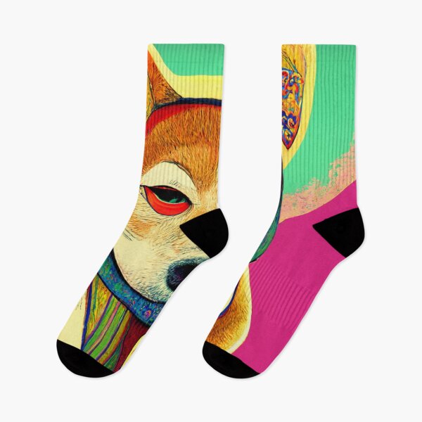 Item preview, Psychedelic Shiba Inu #1 | Shiba Inu | Trippy | Stoned | Japan | Dog | Doggo designed and sold by lrjtucker.