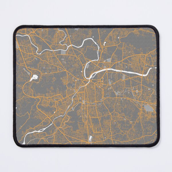Item preview, Pune City Map of Maharashtra, India - Bauhaus designed and sold by deMAP.