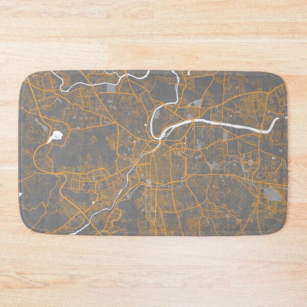 Item preview, Pune City Map of Maharashtra, India - Bauhaus designed and sold by deMAP.