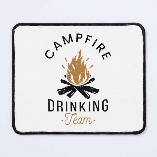 Item preview, Campfire Drinking Team Camp Lovers Scout Camper designed and sold by BennetJaco.
