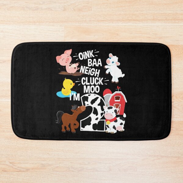 Item preview, Oink Baa Neigh Cluck Moo I'm 2 Yrs Old Farm Theme Birthday designed and sold by MalloWilli.