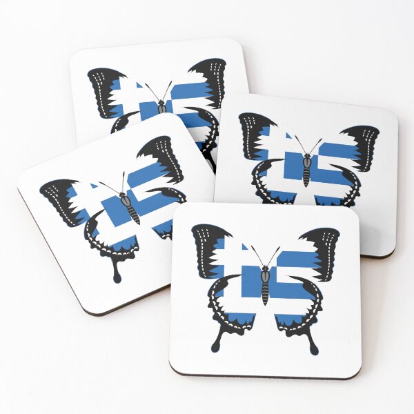 Item preview, Greece Flag Butterfly - Greece Flag designed and sold by pretty4u.