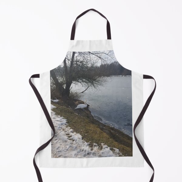 Item preview, swan at the frozen lake designed and sold by barbich.