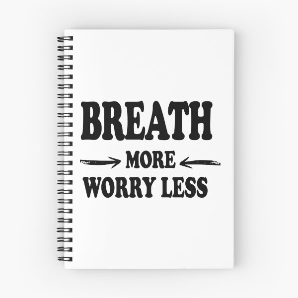 Item preview, Funny Breath Quote ,Breath More Worry Less,Cool Quotes designed and sold by BestTshirtArt.