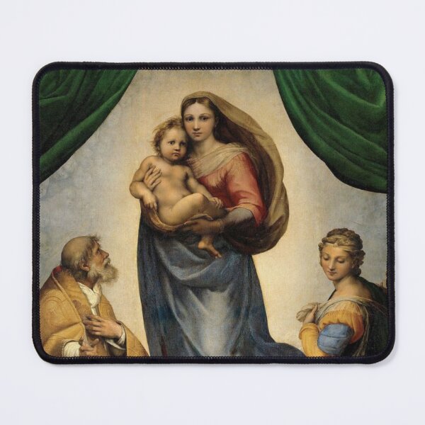 Item preview, The Sistine Madonna by Rafael designed and sold by ArtHistoryLover.