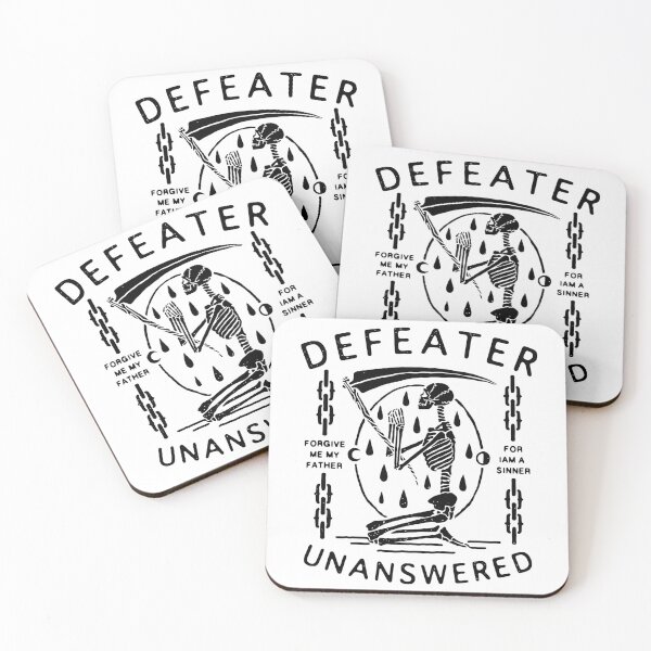 Item preview, Defeater Unanswered Forgive Me My Father For I Am A Sinner designed and sold by elizabethday.