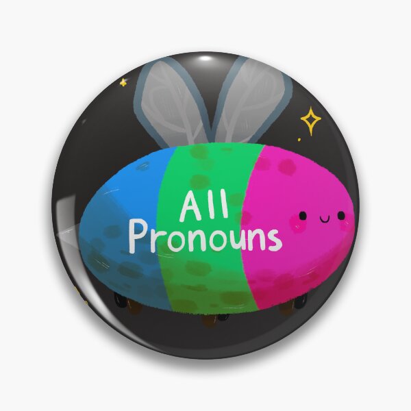 Artikelvorschau, Polysexual All Pronouns Bee entworfen und verkauft von Smoltsuki.