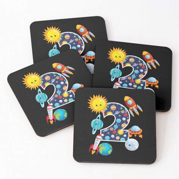 Item preview, Outer Space 2 Year Old 2nd Birthday Party Boys Girls designed and sold by MalloWilli.