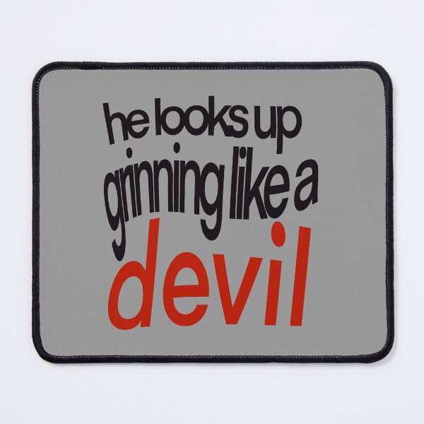 Item preview, he looks up grinning like a devil designed and sold by Avery Sheridan.