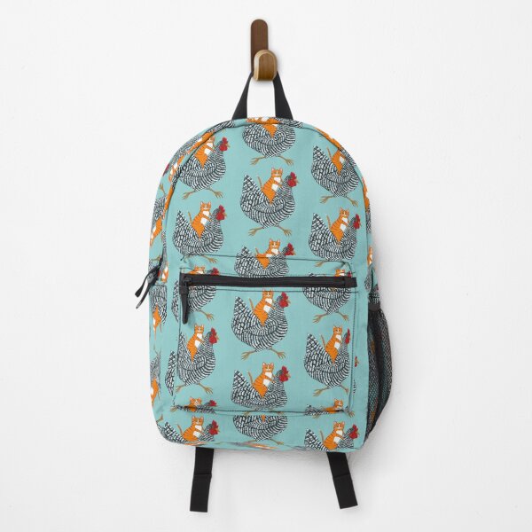 Item preview, Ginger Cat Chicken Ride designed and sold by KilkennyCat Art.