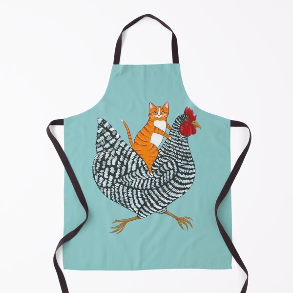Item preview, Ginger Cat Chicken Ride designed and sold by KilkennyCat Art.