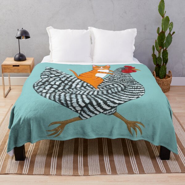 Item preview, Ginger Cat Chicken Ride designed and sold by KilkennyCat Art.