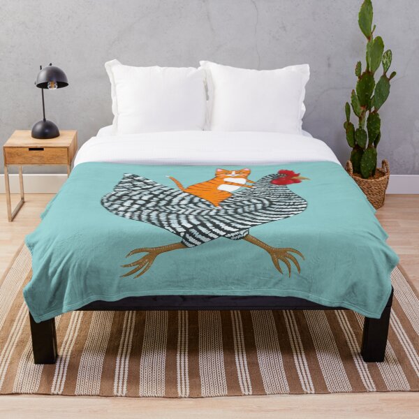 Item preview, Ginger Cat Chicken Ride designed and sold by KilkennyCat Art.