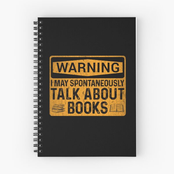 Item preview, Book Lover Warning Sign designed and sold by MintaApparel.