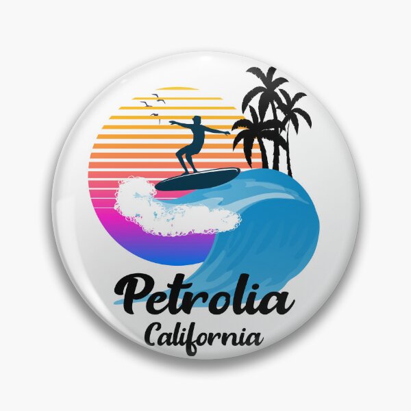 Item preview, Petrolia California Seaside Retro Sunset designed and sold by mountainadora.