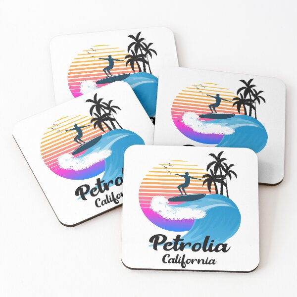 Item preview, Petrolia California Seaside Retro Sunset designed and sold by mountainadora.