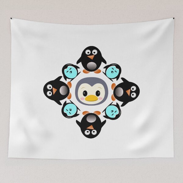 Item preview, Cool Amazing Cute Penguin Pattern designed and sold by dineshshop1.