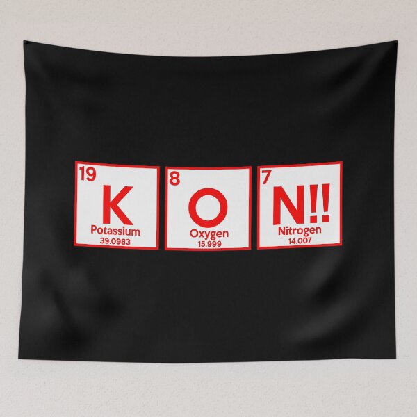 Item preview, Anime Periodic Table Inspired Shirt designed and sold by Nixon Robeton.