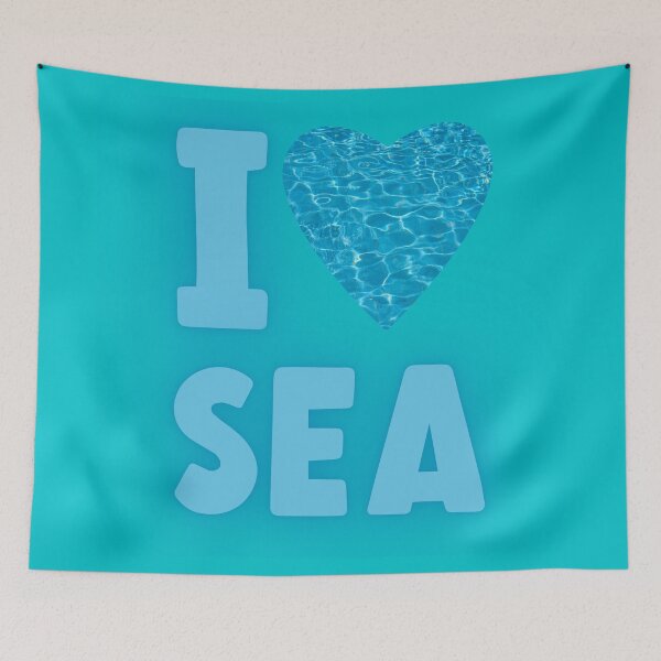 Item preview, I LOVE SEA,  designed and sold by LuFilu.
