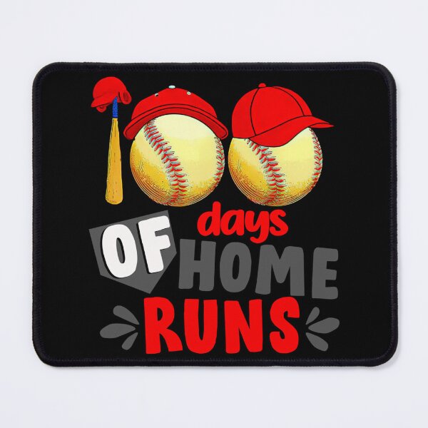 Item preview, 100 Days Of Home Runs 100 Days Of School Baseball School Sticker designed and sold by monica45je.