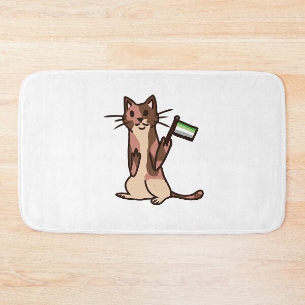 Item preview, Aromantic Pride Cat designed and sold by Violentsapphic.