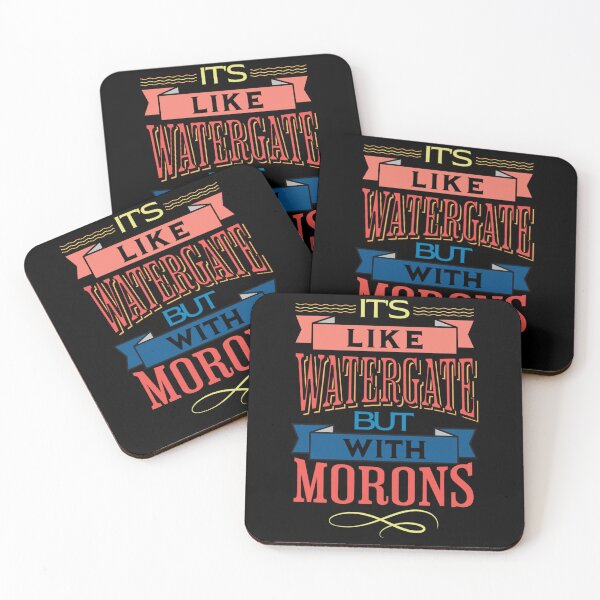 Item preview, It's Like Watergate But With Morons Funny Impeach Trump designed and sold by Neggan.