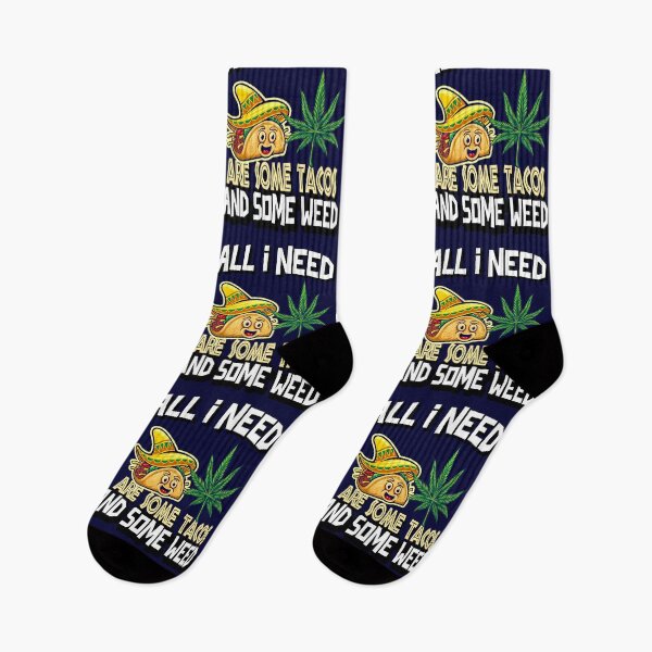 Item preview, All I need Tacos and Weed 420 Cannabis Marijuana Funny Fiesta designed and sold by YomeHayin.