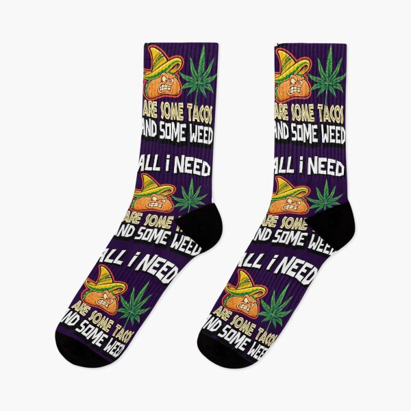 Item preview, All I need Tacos and Weed 420 Cannabis Marijuana Funny Fiesta designed and sold by YomeHayin.