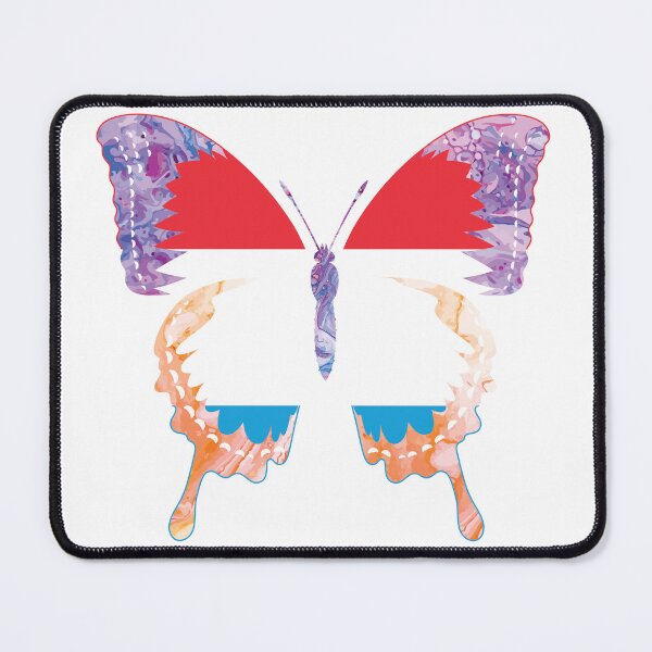 Item preview, Luxembourg Flag Butterfly - Luxembourg designed and sold by pretty4u.