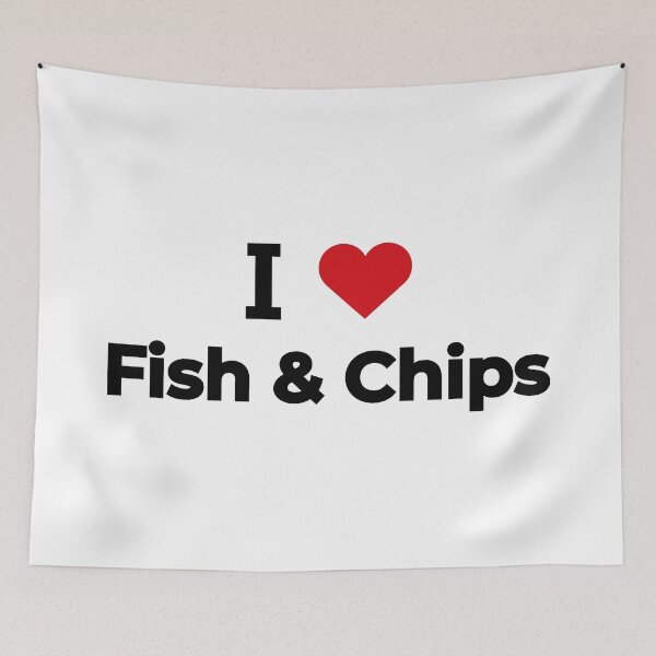 Item preview, I love Fish & Chips designed and sold by Moyanana.