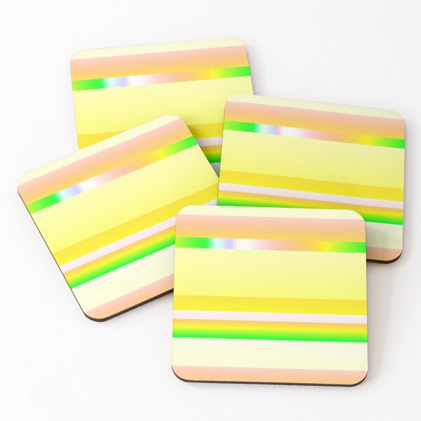 Item preview,  Yellow summer color palette striped (summer style) designed and sold by lausn.