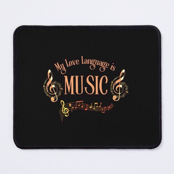 Item preview, My Love Language is Music. Cool Retro Vintage Design.  designed and sold by GEM STYLE.