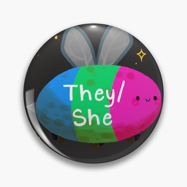 Artikelvorschau, Polysexual they/she Bee entworfen und verkauft von Smoltsuki.