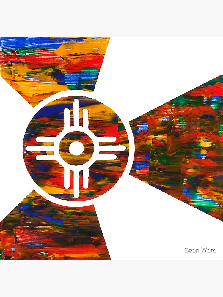 "Wichita Flag X of X" Sticker for Sale by SeanCWard Redbubble