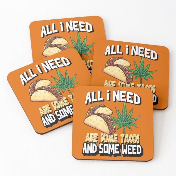 Item preview, All I need Tacos and Weed 420 Cannabis Marijuana Funny Fiesta designed and sold by YomeHayin.
