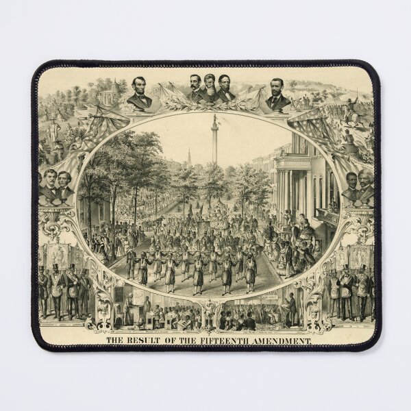 Item preview, The Result of the Fifteenth Amendment (1870) designed and sold by allhistory.