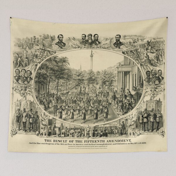 Item preview, The Result of the Fifteenth Amendment (1870) designed and sold by allhistory.