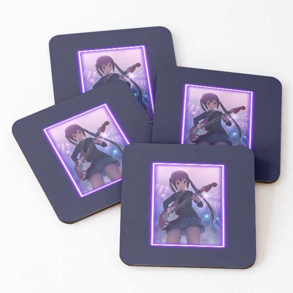 Item preview, Azusa K-Girl in Purple Neon! (on Navy) designed and sold by epinkb.