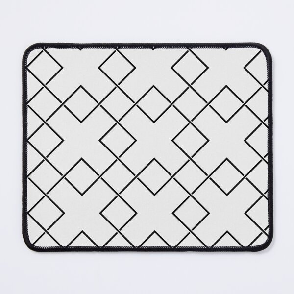 Item preview, black and white geometric line pattern a seamless one. designed and sold by Clothingspot.