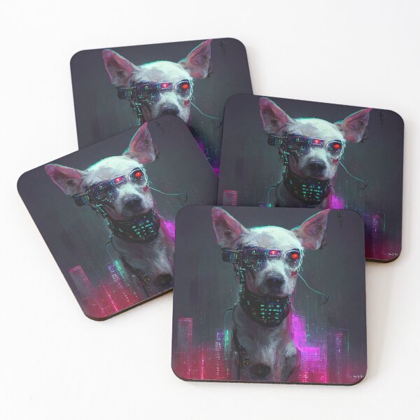 Item preview, Cyber Punk Dog Vibes designed and sold by thelofidragon.