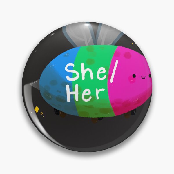 Artikelvorschau, Polysexual she/her Bee entworfen und verkauft von Smoltsuki.