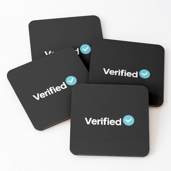 Item preview, Social Media Verified Badge White Text designed and sold by RaybenMedia.