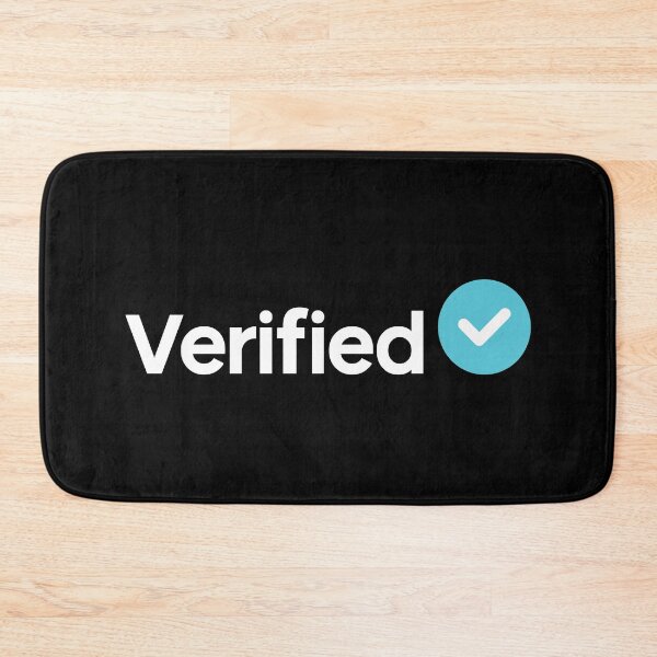 Item preview, Social Media Verified Badge White Text designed and sold by RaybenMedia.
