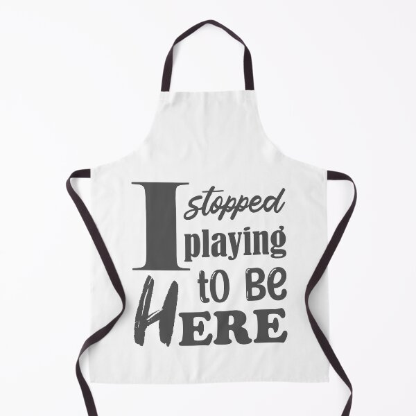 Item preview, I stopped playing to be here designed and sold by Heloisa Facchin.