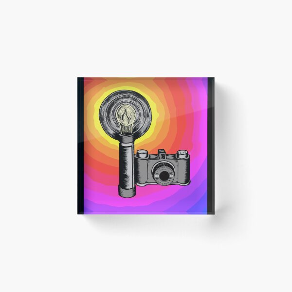 Item preview, Old school camera rainbow photographer design  designed and sold by Artisticanomaly.