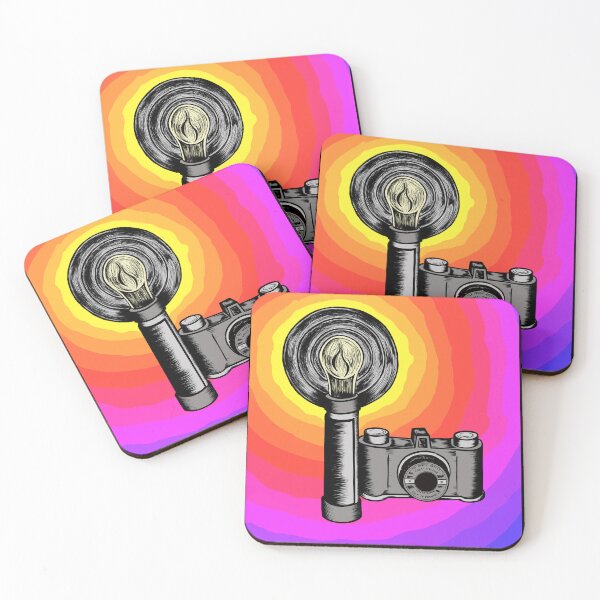 Item preview, Old school camera rainbow photographer design  designed and sold by Artisticanomaly.