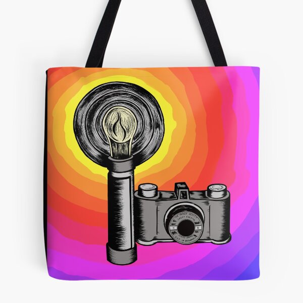 Item preview, Old school camera rainbow photographer design  designed and sold by Artisticanomaly.